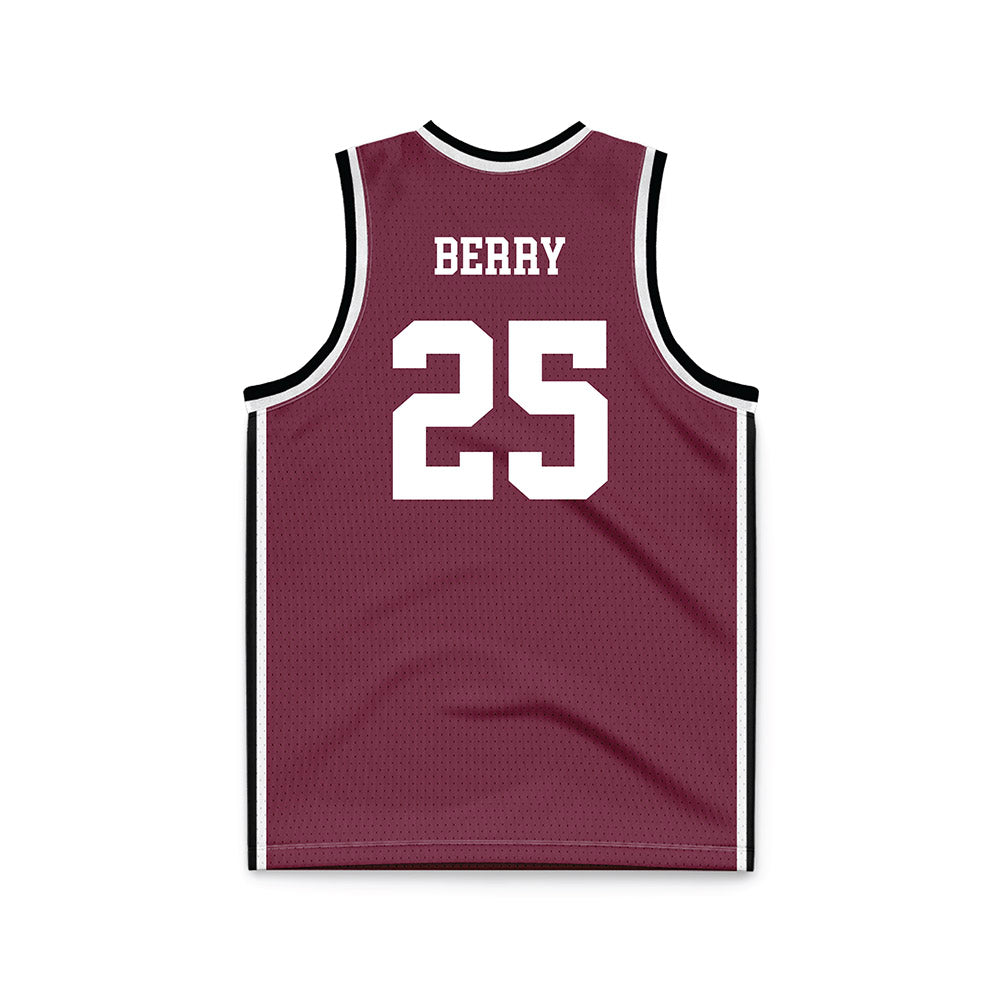 Fordham - NCAA Women's Basketball : Kaila Berry - Maroon Basketball Jersey-1