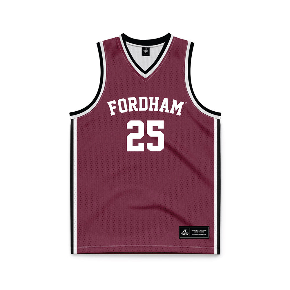 Fordham - NCAA Women's Basketball : Kaila Berry - Maroon Basketball Jersey-0