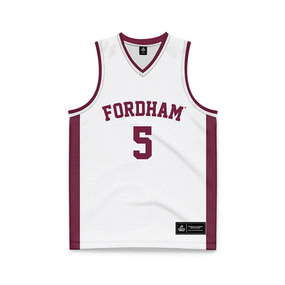 Fordham - NCAA Women's Basketball : Chae Harris - White Basketball Jersey