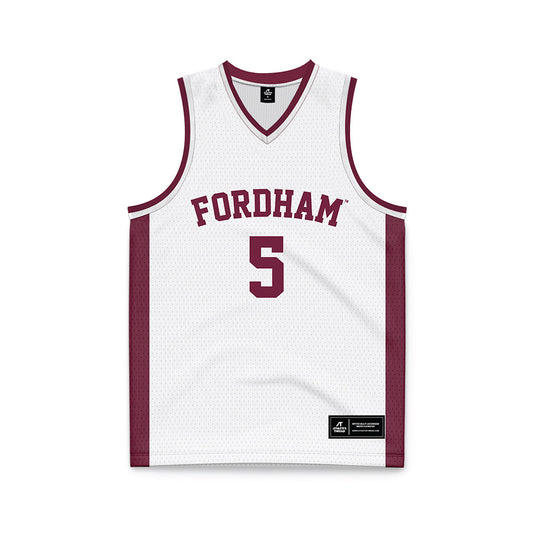 Fordham - NCAA Women's Basketball : Chae Harris - White Basketball Jersey