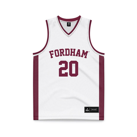 Fordham - NCAA Women's Basketball : Zaria DeMember-Shazer - White Basketball Jersey