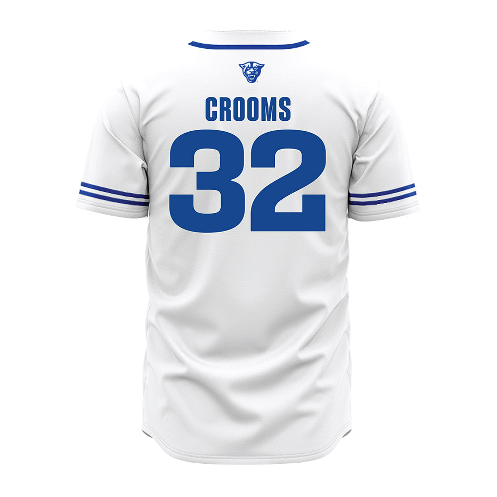 Georgia State - NCAA Baseball : Brian Crooms - White Jersey-1