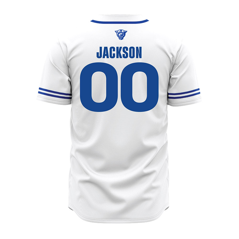Georgia State - NCAA Baseball : David Jackson - White Jersey-1