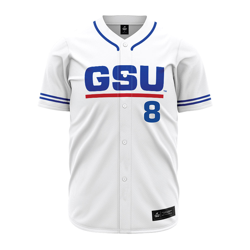 Georgia State - NCAA Baseball : Carter Bailey - White Jersey-0