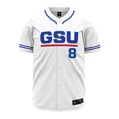 Georgia State - NCAA Baseball : Carter Bailey - White Jersey-0
