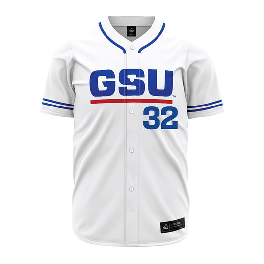Georgia State - NCAA Baseball : Brian Crooms - White Jersey-0