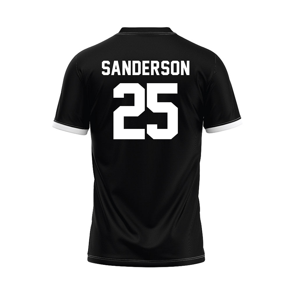 USC Upstate - NCAA Baseball : Alex Sanderson - Black Baseball Jersey-1