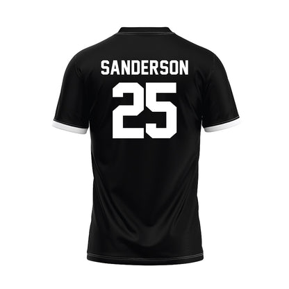 USC Upstate - NCAA Baseball : Alex Sanderson - Black Baseball Jersey-1