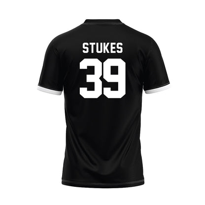USC Upstate - NCAA Baseball : Brent Stukes - Black Baseball Jersey-1
