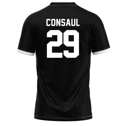 USC Upstate - NCAA Baseball : Braden Consaul - Black Baseball Jersey