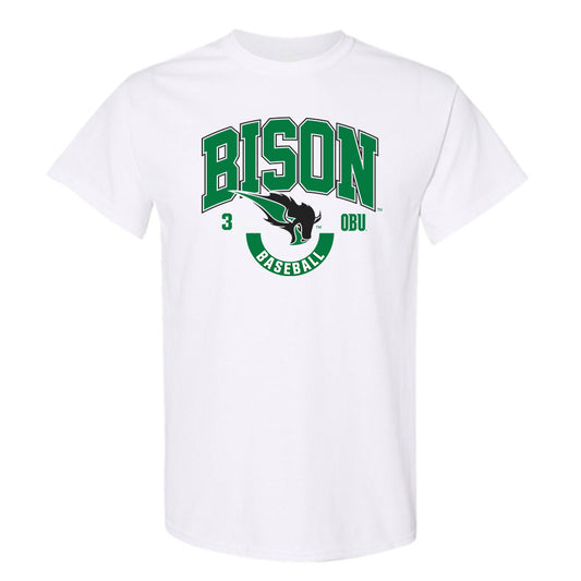 OKBU - NCAA Baseball : Isaac Hill - Classic Fashion Shersey T-Shirt-0