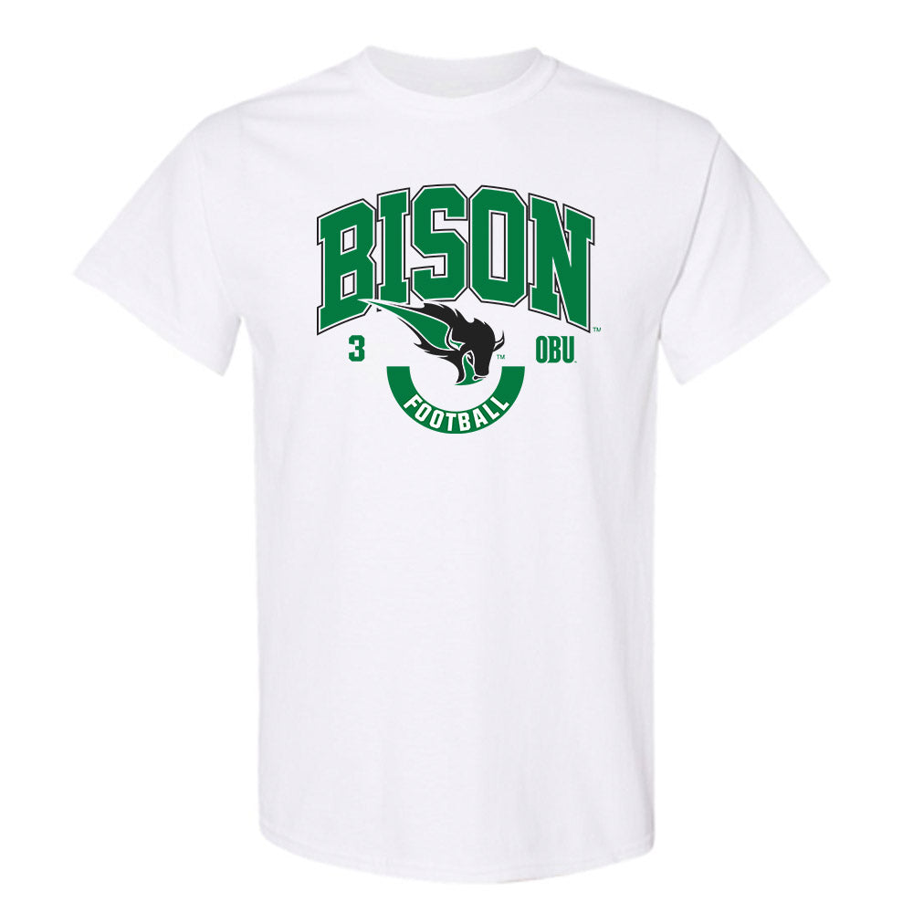 OKBU - NCAA Football : Mason Bennett - Classic Fashion Shersey T-Shirt-0