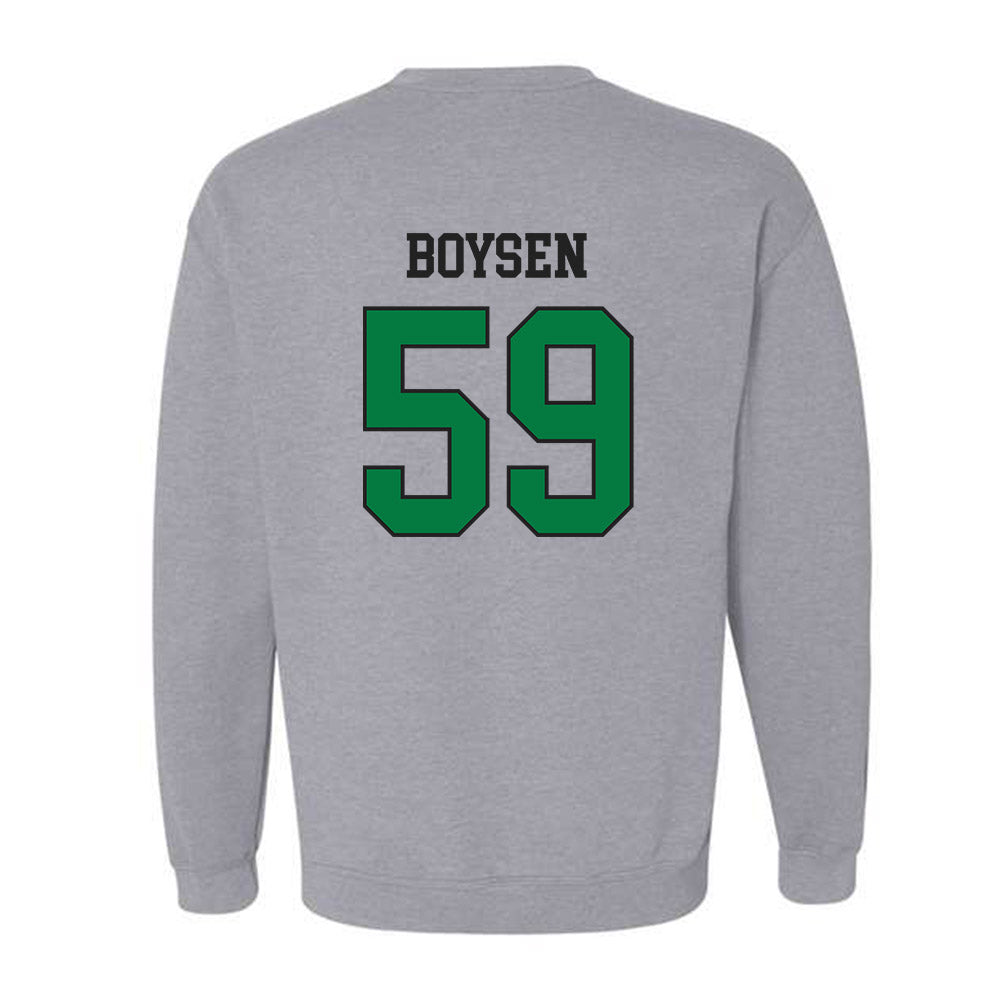 OKBU - NCAA Football : Robert Boysen - Classic Fashion Shersey Crewneck Sweatshirt-1