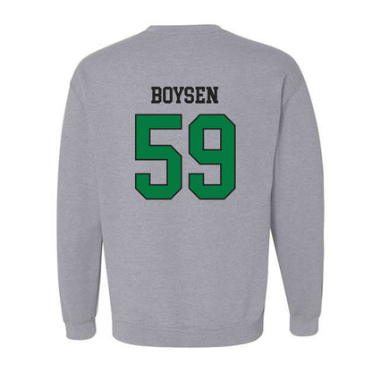 OKBU - NCAA Football : Robert Boysen - Classic Fashion Shersey Crewneck Sweatshirt-1