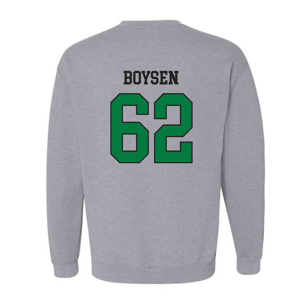 OKBU - NCAA Football : Robert Boysen - Classic Fashion Shersey Crewneck Sweatshirt-1