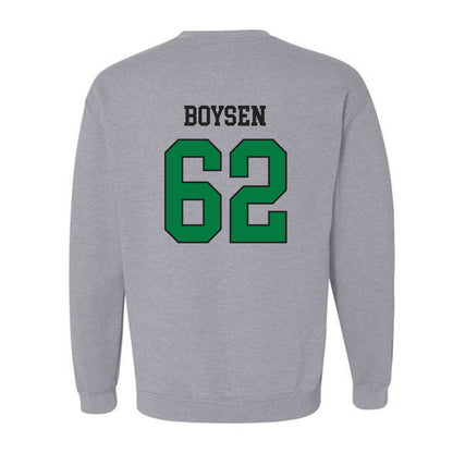 OKBU - NCAA Football : Robert Boysen - Classic Fashion Shersey Crewneck Sweatshirt-1