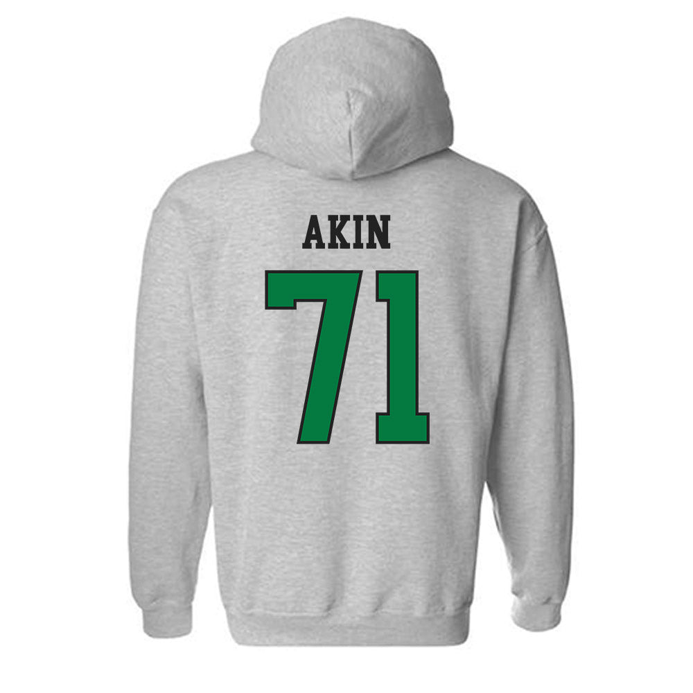 OKBU - NCAA Football : Owen Akin - Classic Fashion Shersey Hooded Sweatshirt-1