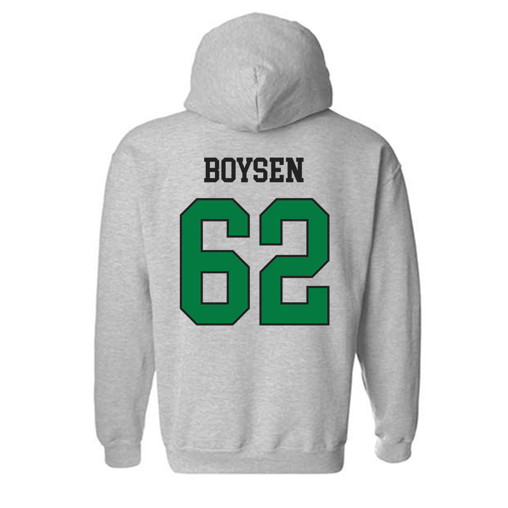 OKBU - NCAA Football : Robert Boysen - Classic Fashion Shersey Hooded Sweatshirt-1