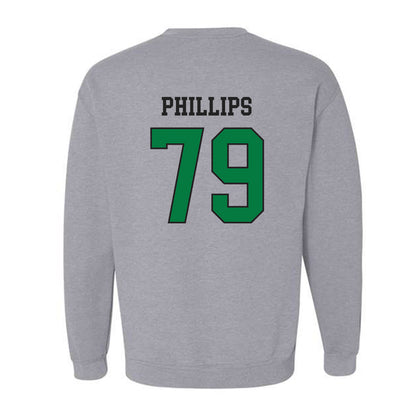 OKBU - NCAA Football : Brady Phillips - Classic Fashion Shersey Crewneck Sweatshirt-1