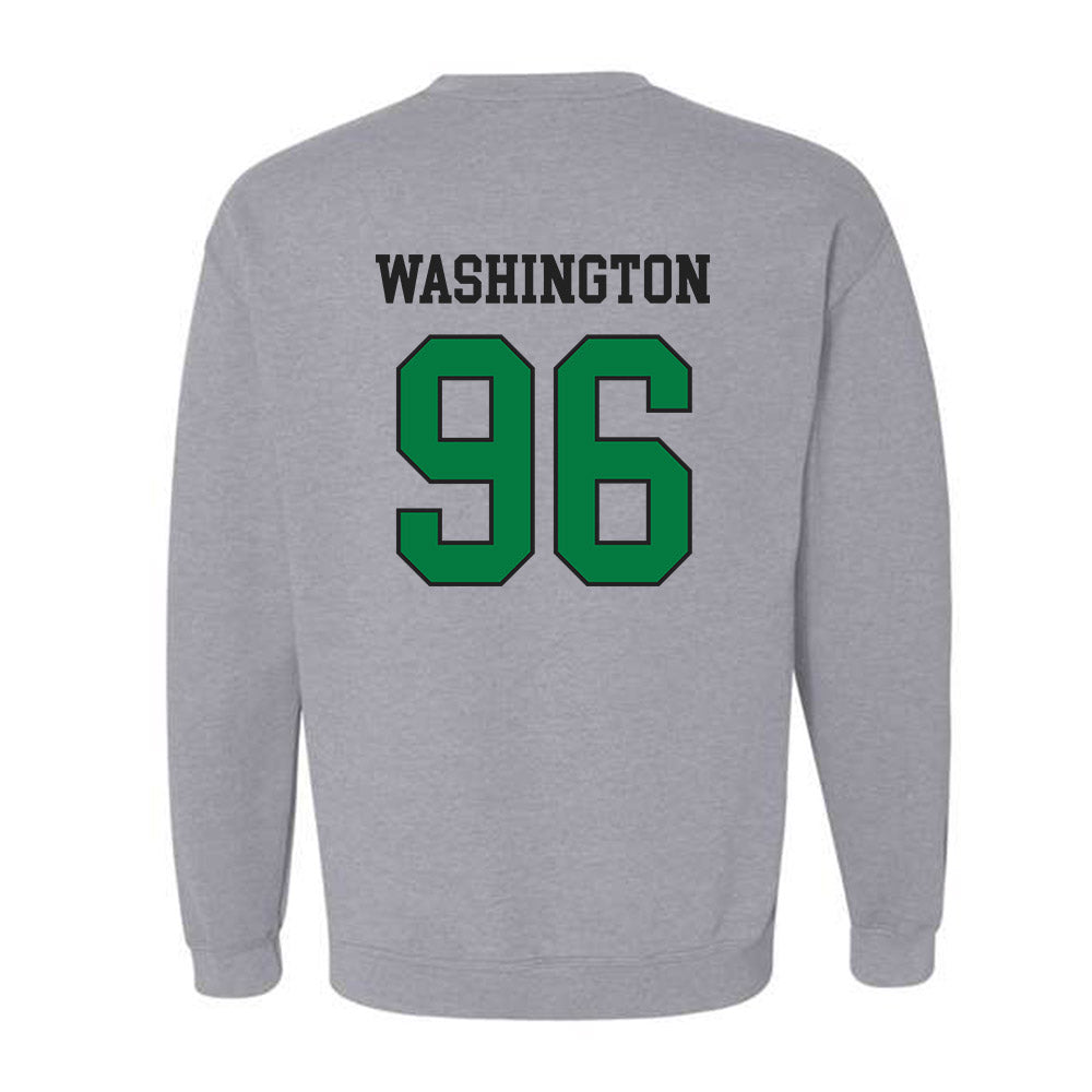 OKBU - NCAA Football : Noah Washington - Classic Fashion Shersey Crewneck Sweatshirt-1
