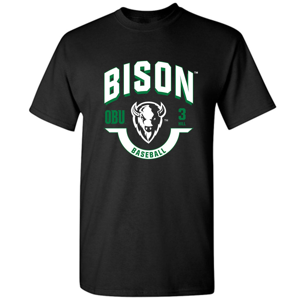 OKBU - NCAA Baseball : Isaac Hill - Classic Fashion Shersey T-Shirt-0