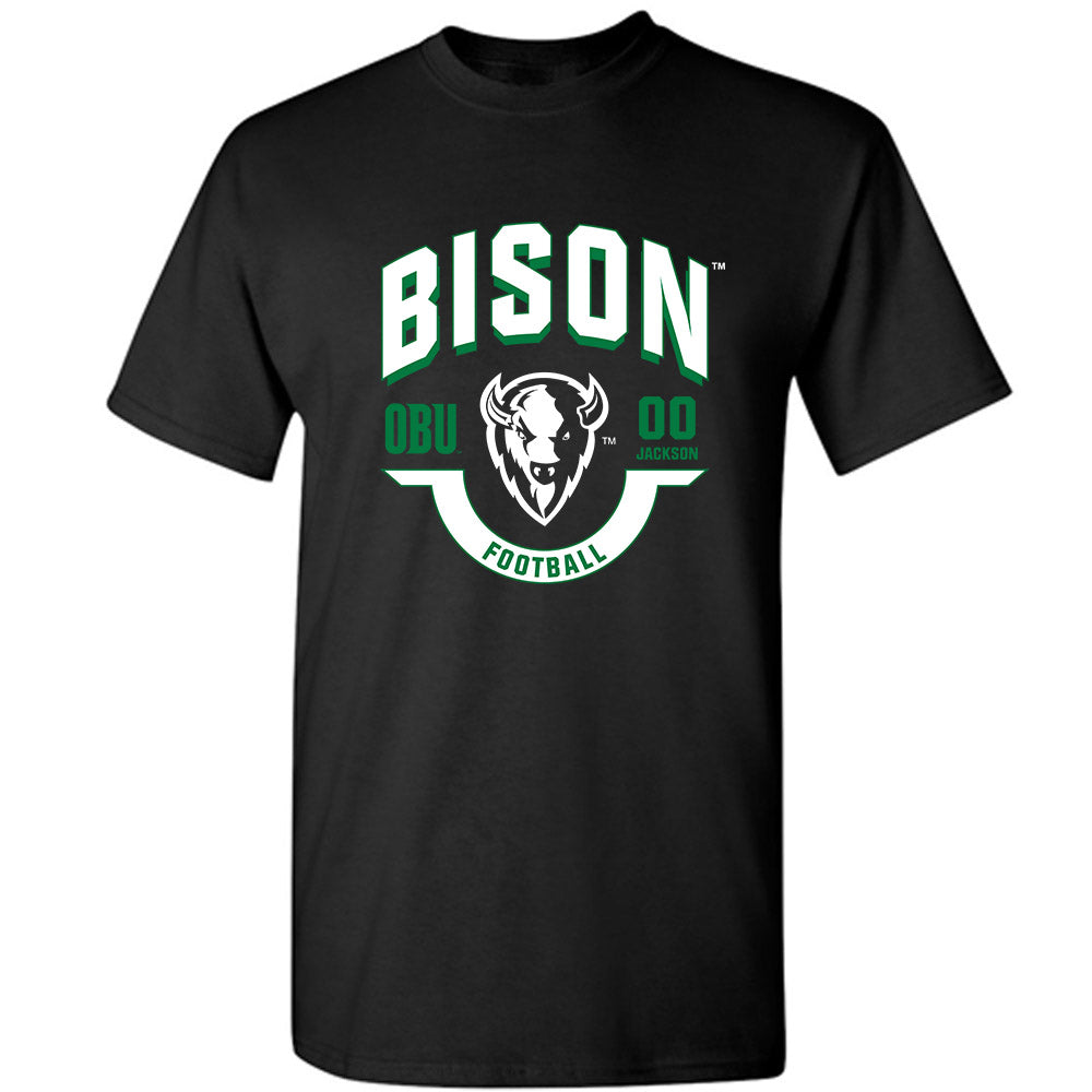 OKBU - NCAA Football : John Jackson - Classic Fashion Shersey T-Shirt-0