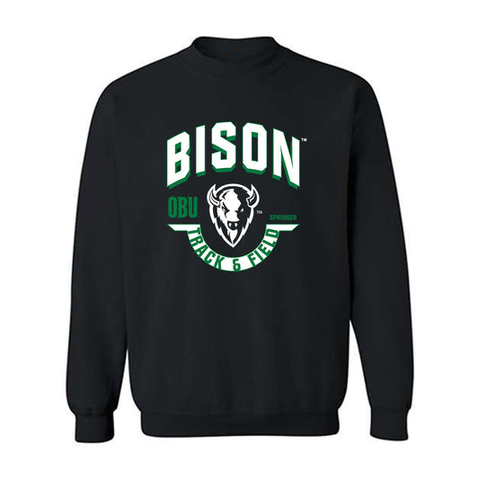 OKBU - NCAA Men's Track & Field : Derian Springer - Classic Fashion Shersey Crewneck Sweatshirt-0