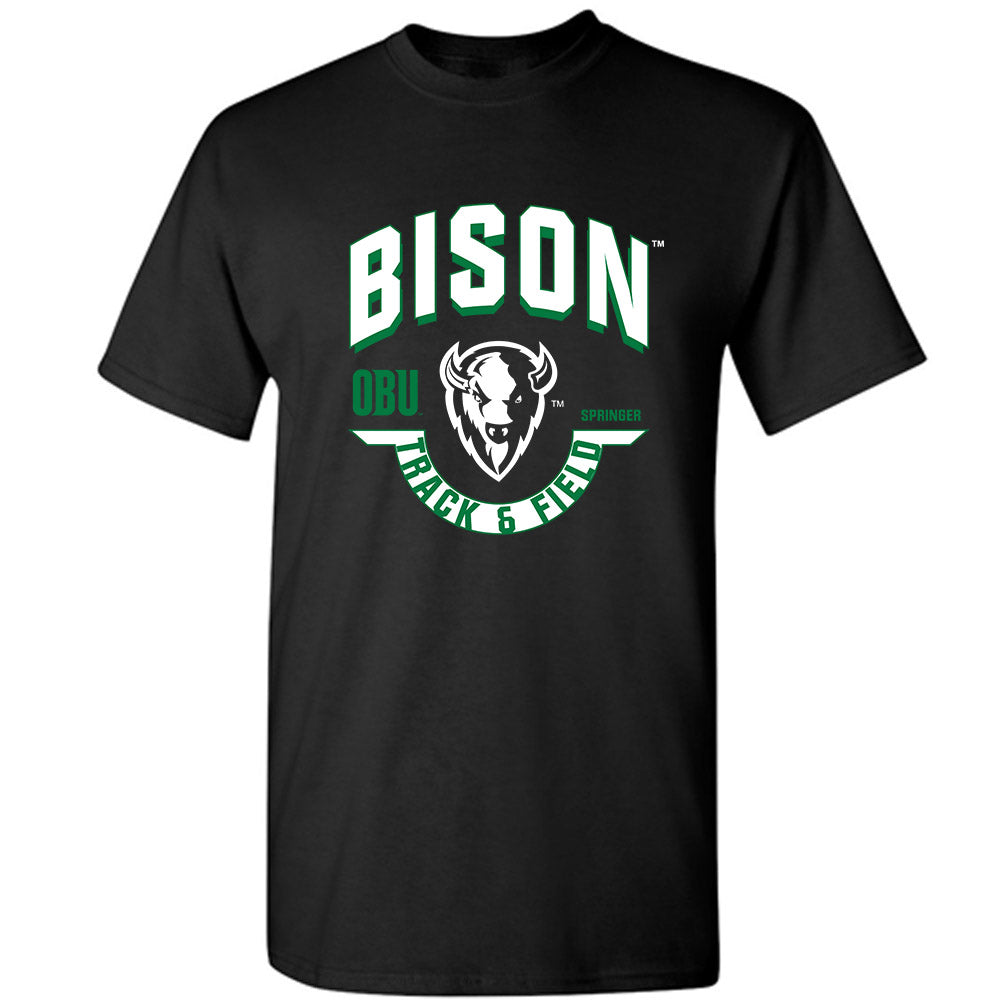 OKBU - NCAA Men's Track & Field : Derian Springer - Classic Fashion Shersey T-Shirt-0