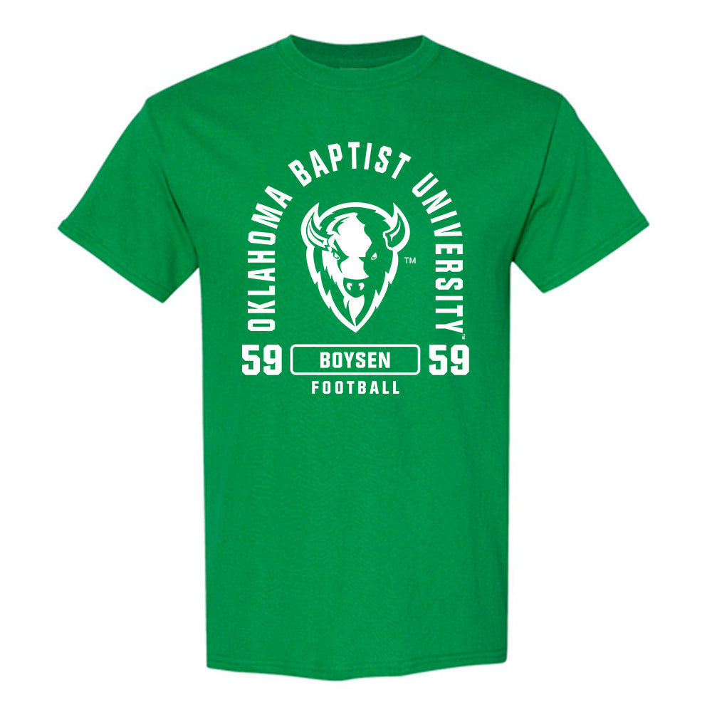 OKBU - NCAA Football : Robert Boysen - Classic Fashion Shersey T-Shirt-0