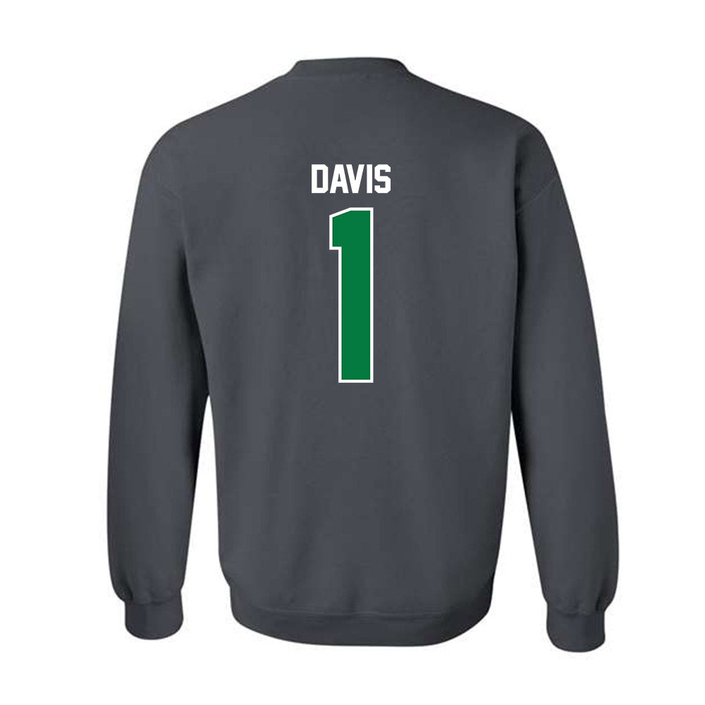 OKBU - NCAA Football : Xavier Davis - Classic Shersey Crewneck Sweatshirt-1