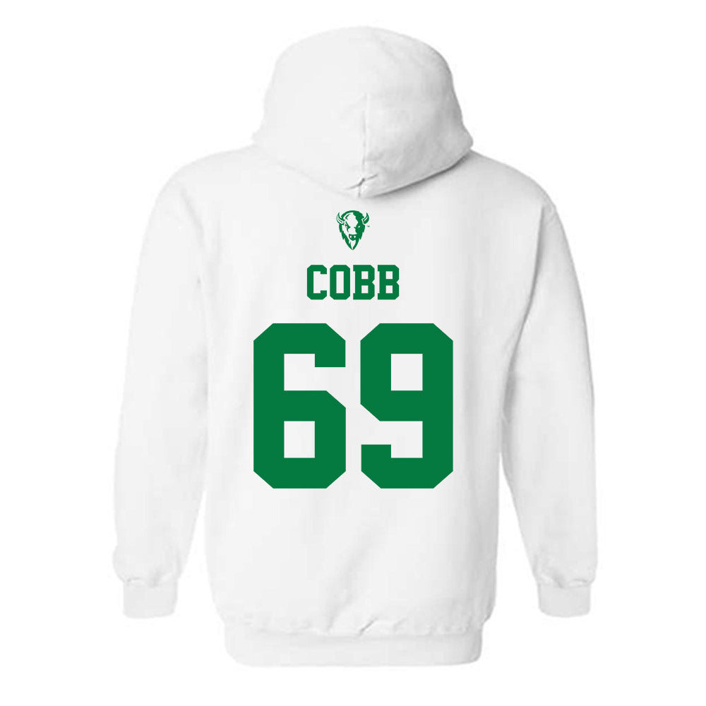 OKBU - NCAA Football : Morgan Cobb - Classic Shersey Hooded Sweatshirt-1