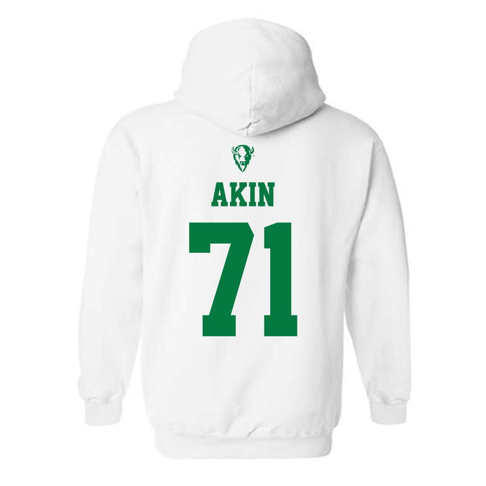 OKBU - NCAA Football : Owen Akin - Classic Shersey Hooded Sweatshirt-1