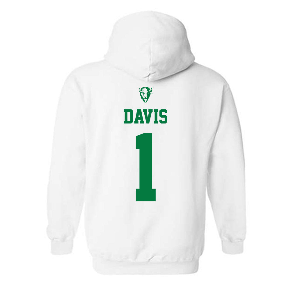 OKBU - NCAA Football : Xavier Davis - Classic Shersey Hooded Sweatshirt-1