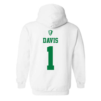OKBU - NCAA Football : Xavier Davis - Classic Shersey Hooded Sweatshirt-1