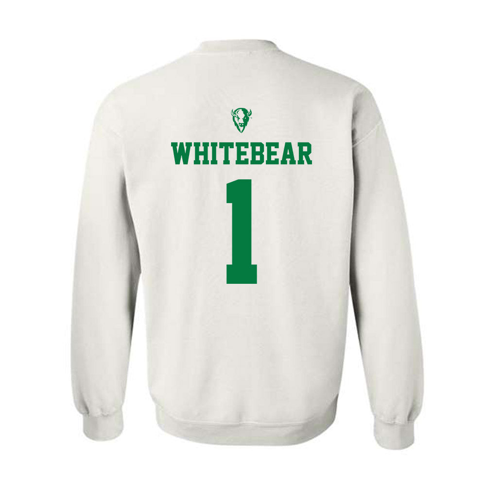 OKBU - NCAA Football : Charles Whitebear - Classic Shersey Crewneck Sweatshirt-1