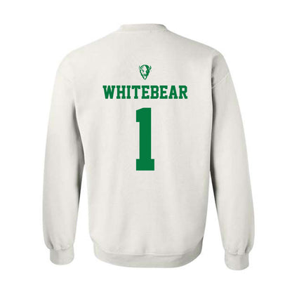 OKBU - NCAA Football : Charles Whitebear - Classic Shersey Crewneck Sweatshirt-1