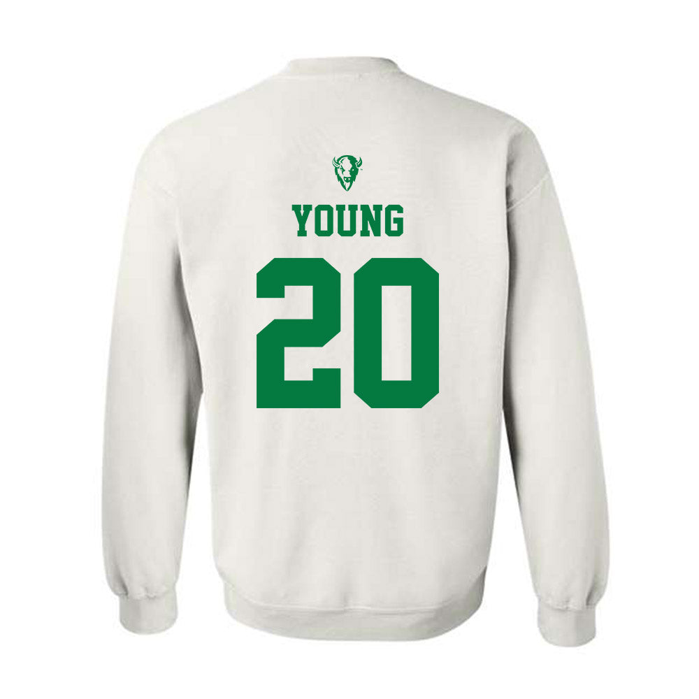 OKBU - NCAA Football : Xzavier Young - Classic Shersey Crewneck Sweatshirt-1