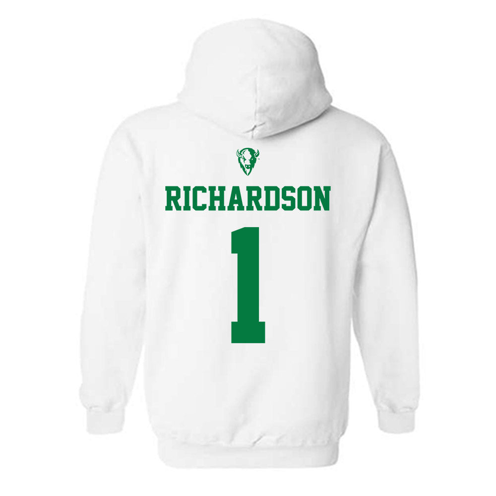 OKBU - NCAA Football : Jamion Richardson - Classic Shersey Hooded Sweatshirt-1