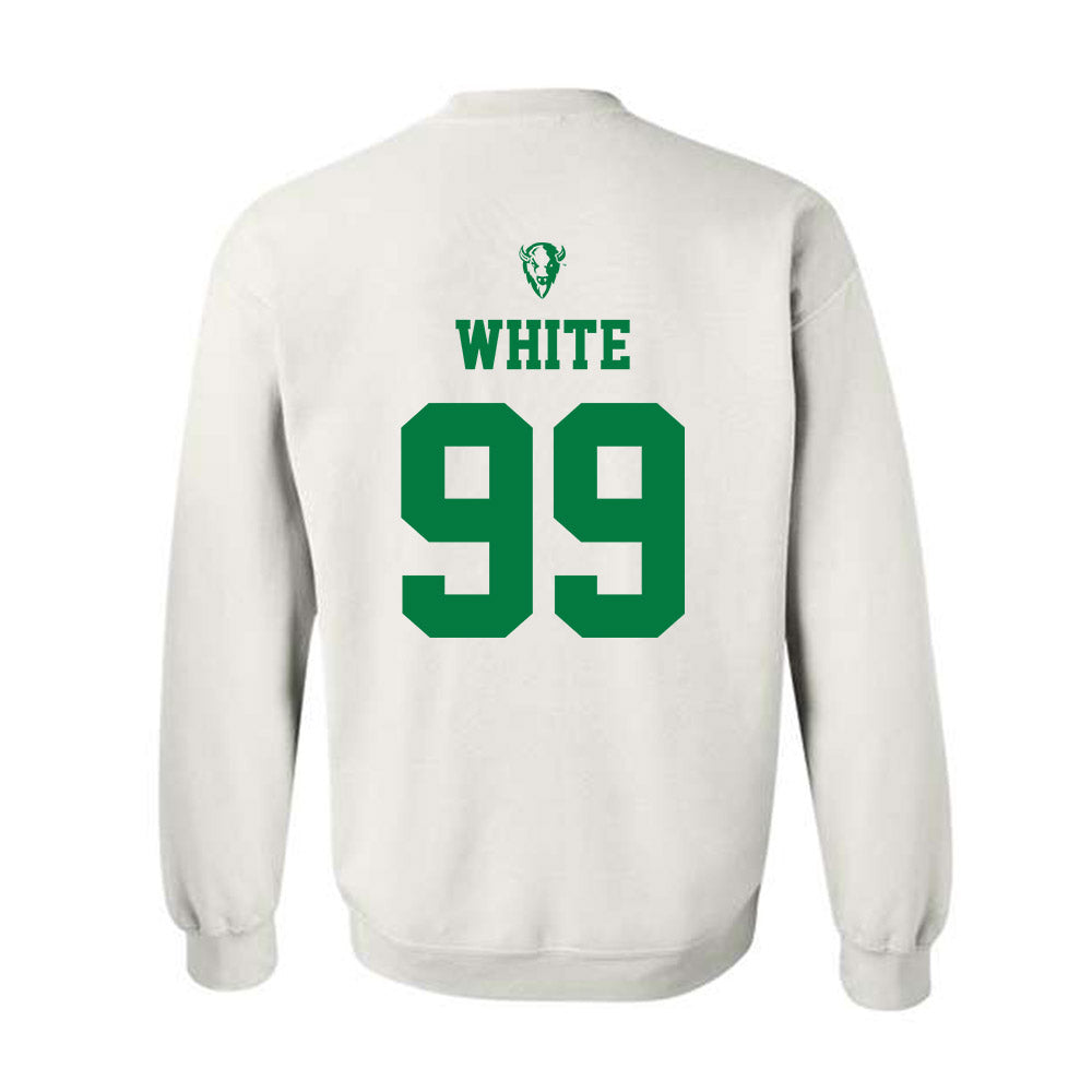 OKBU - NCAA Football : Jaden White - Classic Shersey Crewneck Sweatshirt-1