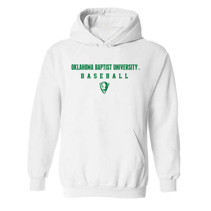 OKBU - NCAA Baseball : Quinn Johnson - Classic Shersey Hooded Sweatshirt-0