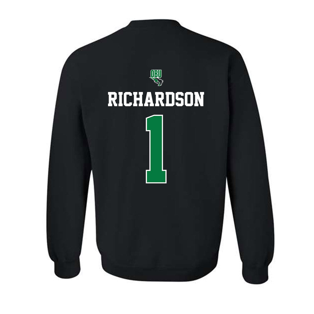 OKBU - NCAA Football : Jamion Richardson - Classic Shersey Crewneck Sweatshirt-1