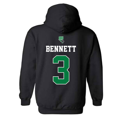OKBU - NCAA Football : Mason Bennett - Classic Shersey Hooded Sweatshirt-1