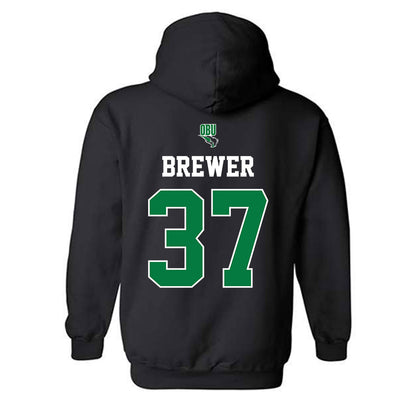 OKBU - NCAA Football : Brady Brewer - Classic Shersey Hooded Sweatshirt-1
