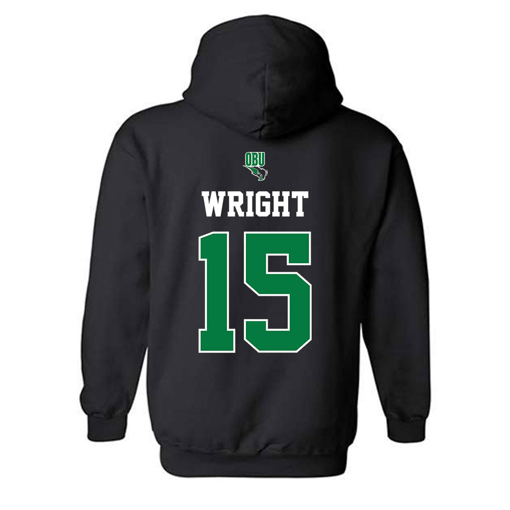 OKBU - NCAA Women's Basketball : Faith Wright - Classic Shersey Hooded Sweatshirt-1