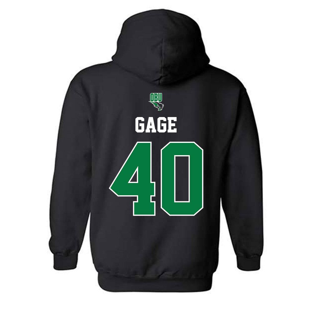 OKBU - NCAA Football : Trevor Gage - Classic Shersey Hooded Sweatshirt-1
