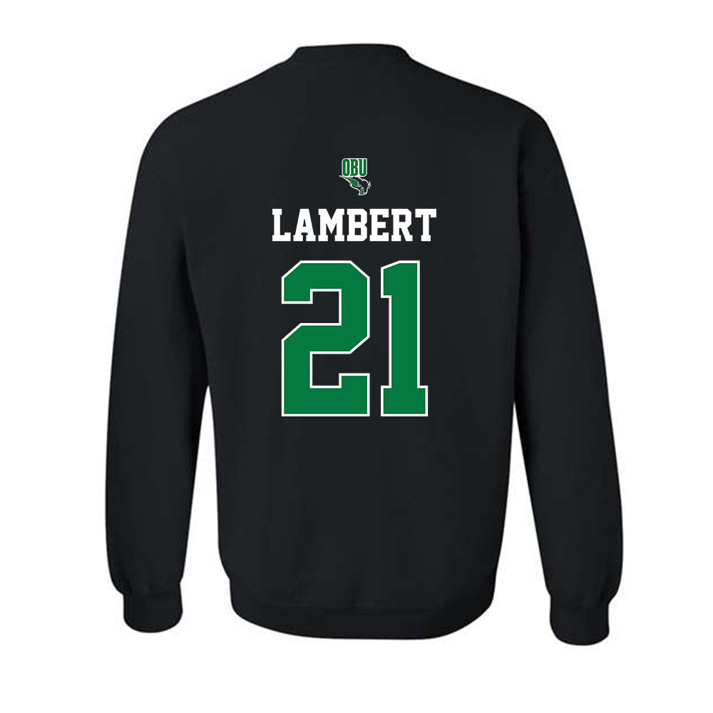 OKBU - NCAA Football : Edric Lambert - Classic Shersey Crewneck Sweatshirt-1