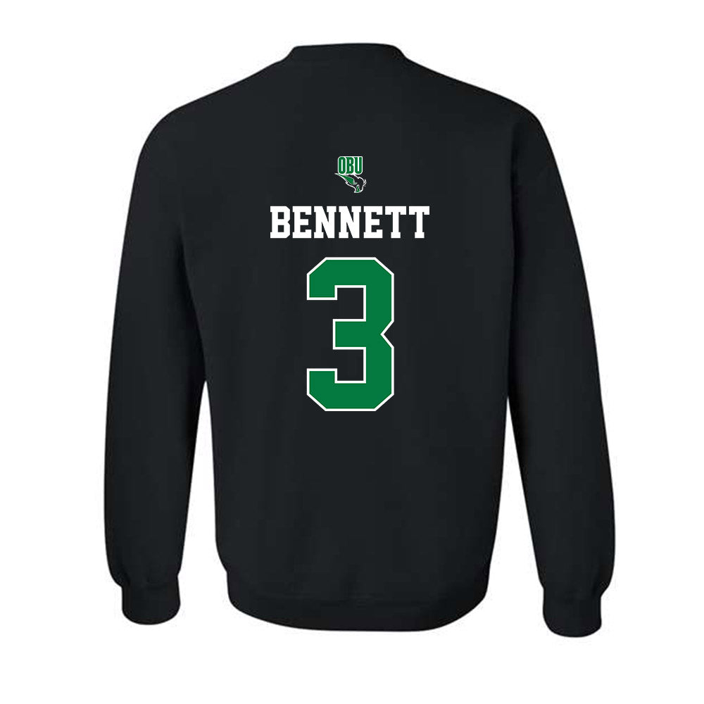 OKBU - NCAA Football : Mason Bennett - Classic Shersey Crewneck Sweatshirt-1