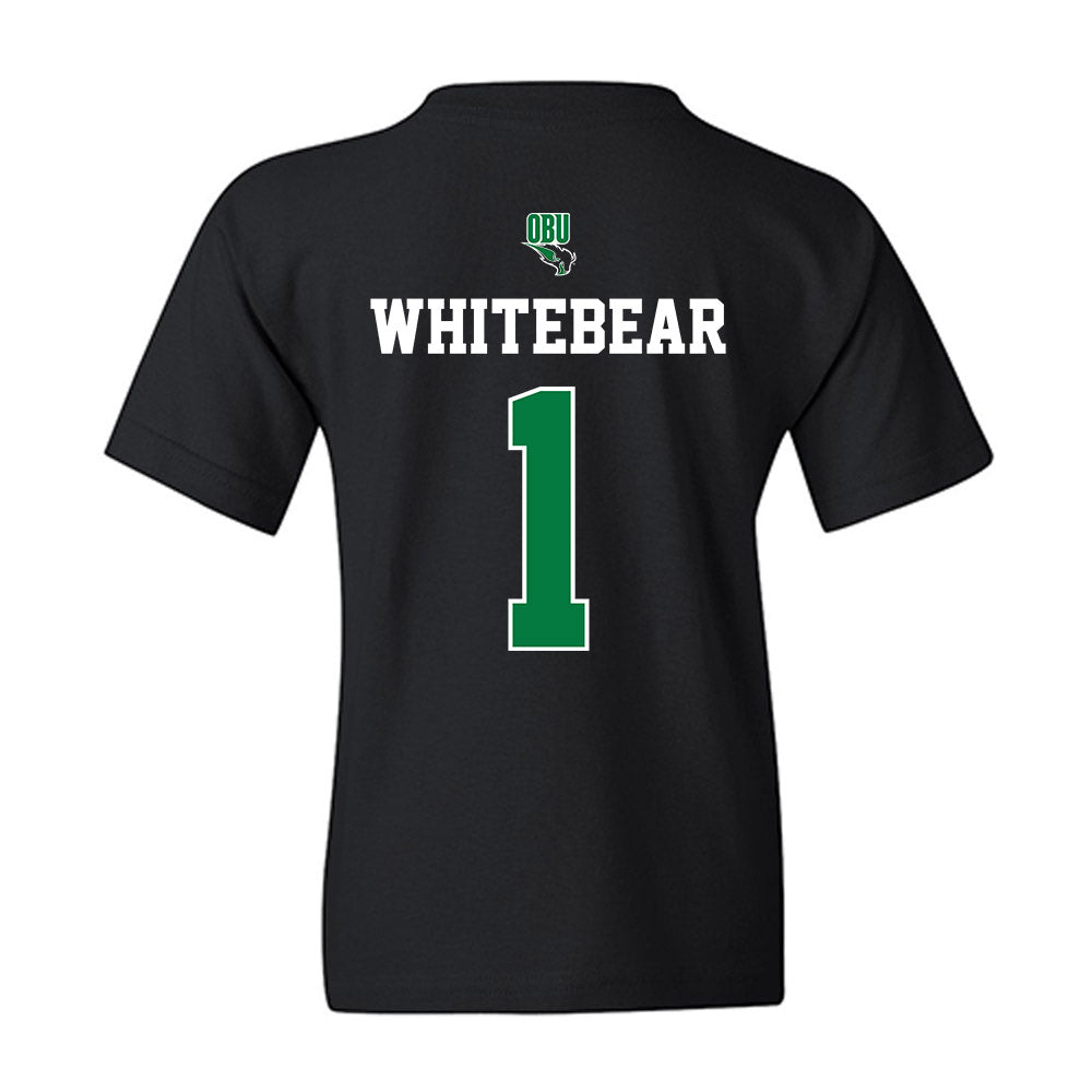 OKBU - NCAA Football : Charles Whitebear - Classic Shersey Youth T-Shirt-1