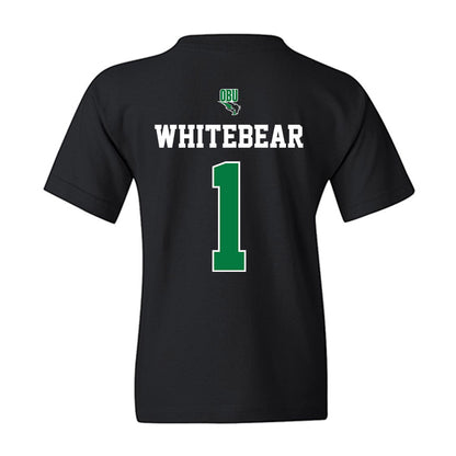 OKBU - NCAA Football : Charles Whitebear - Classic Shersey Youth T-Shirt-1