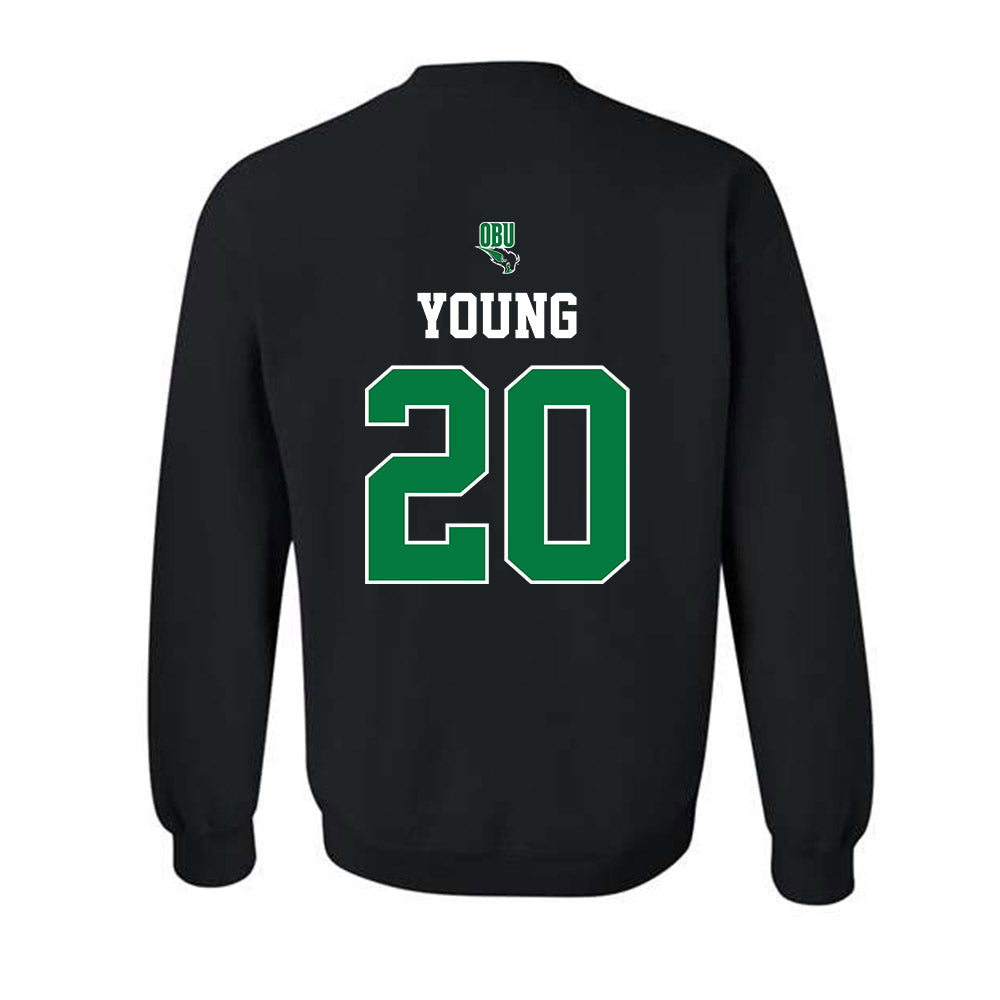 OKBU - NCAA Football : Xzavier Young - Classic Shersey Crewneck Sweatshirt-1